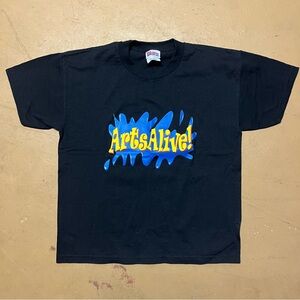 1990’s Art Attack Kids TV Show Rare Promo Art Attack Graphic T-Shirt Large